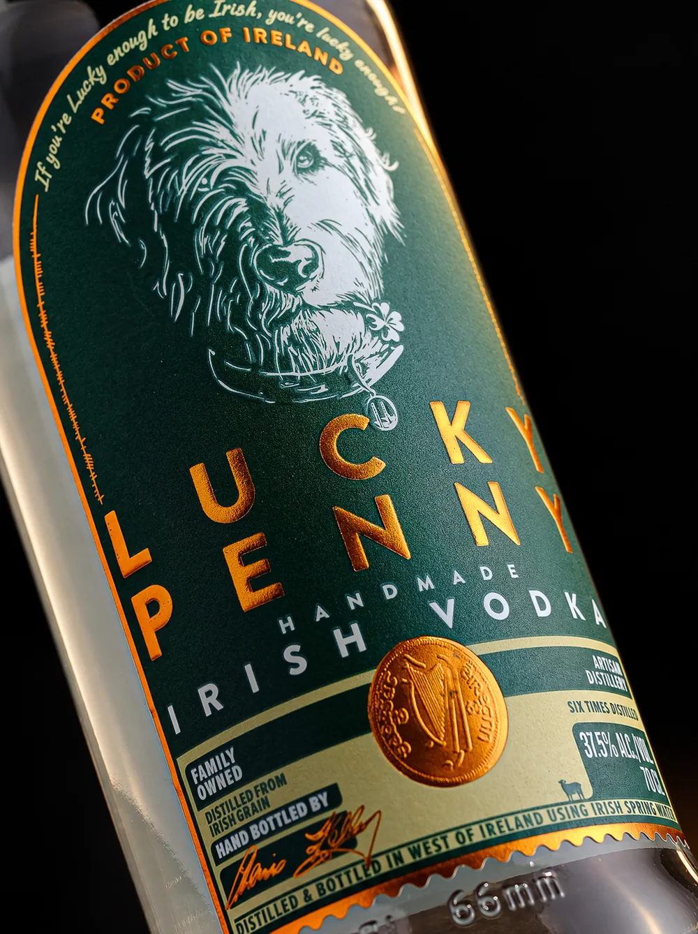 Lucky Penny vodka drink setting